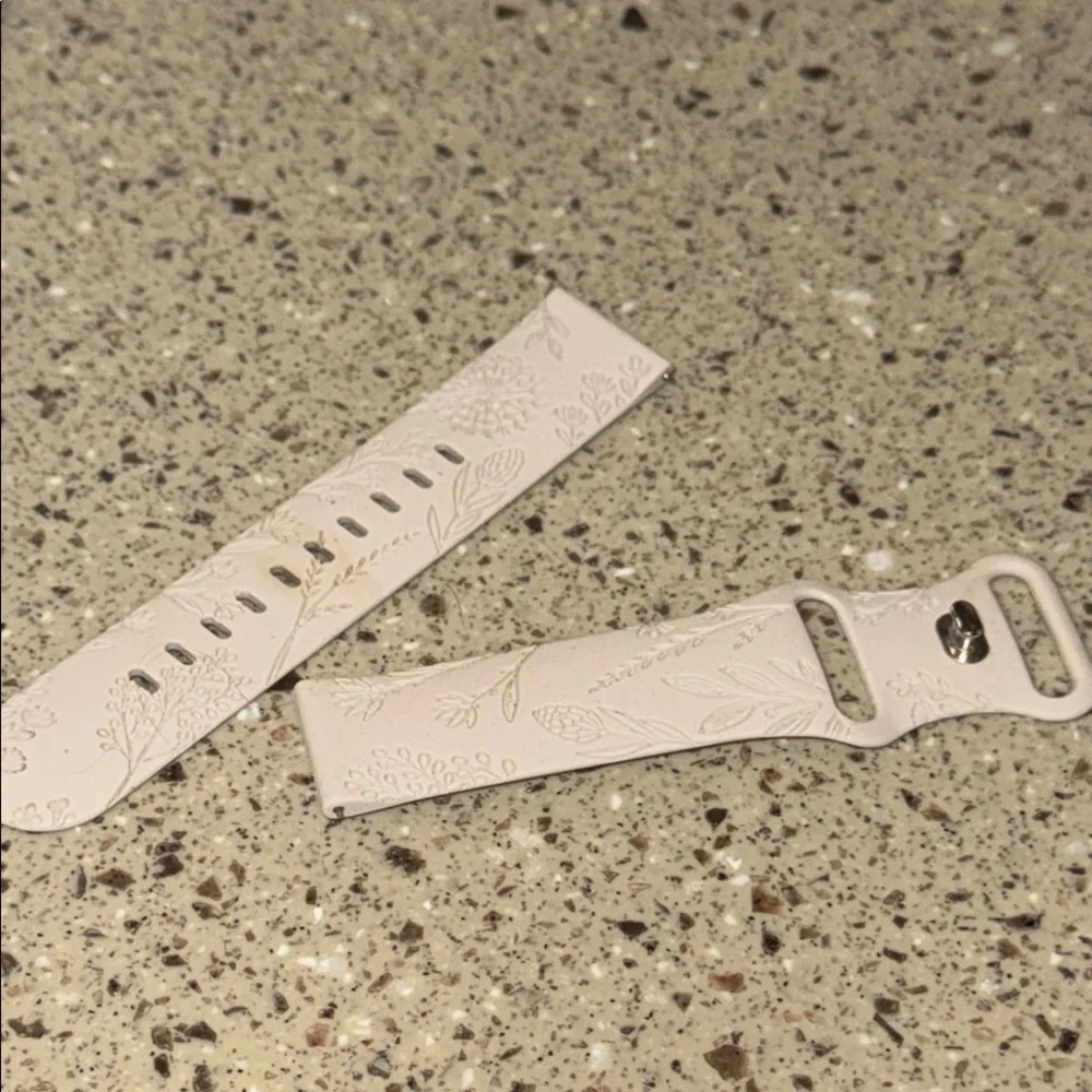 Floral Beige Smartwatch Band